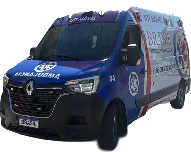 Ambulância UTI Móvel Brasil Emergências Médicas, atendimento para área protegida de empresas